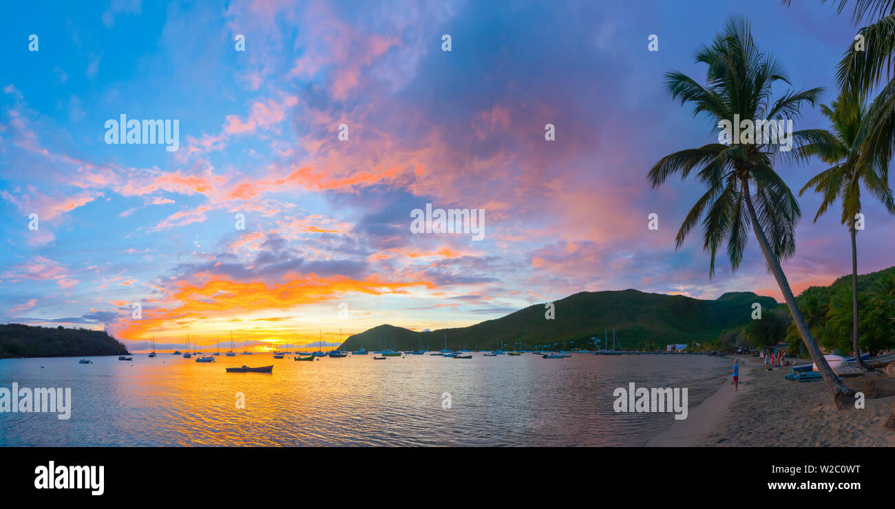 Caribbean, Martinique, Les Anse d'Arlet, Grand Anse Beach Stock Photo