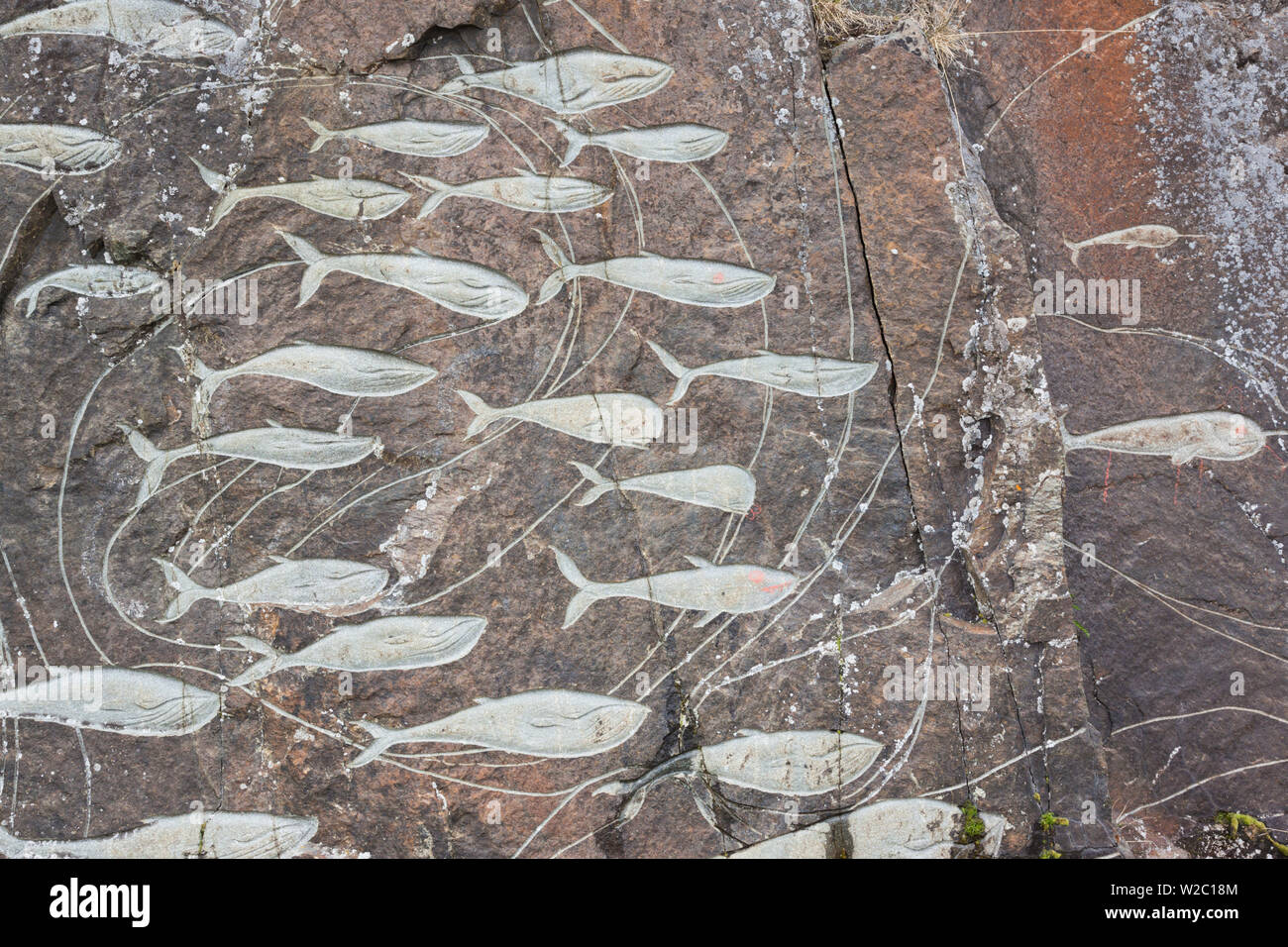 Greenland, Qaqortoq, Stone and Man outdoor sculpture project, They Came