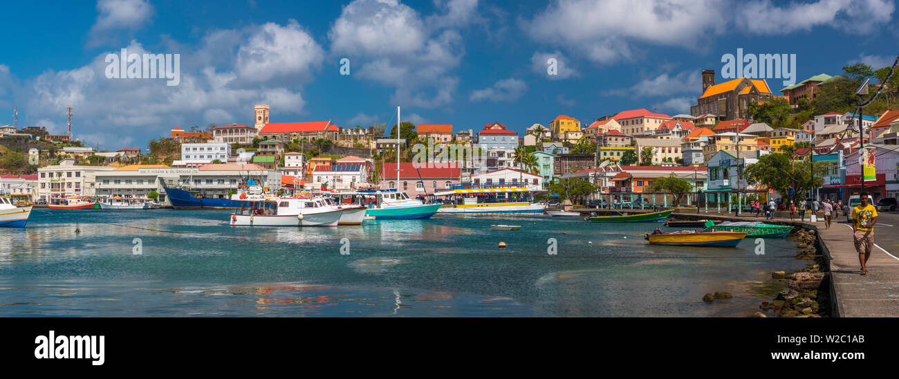 Caribbean, Grenada, St. George's, Carenage Stock Photo