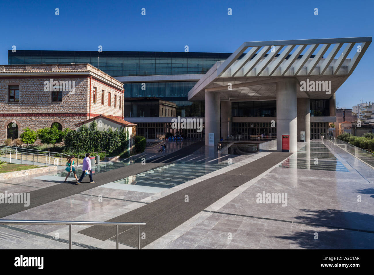 Greece, Athens, the New Acropolis Museum Stock Photo