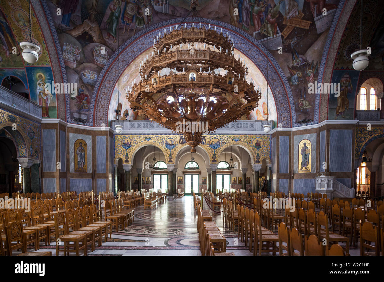 Greece, Peloponese Region, Patra, Agios Andreas church Stock Photo