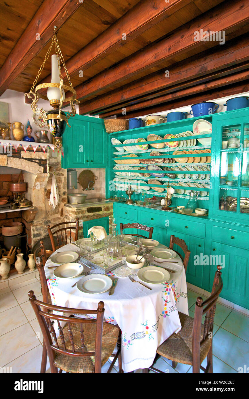 Traditional greek dining room hi-res stock photography and images - Alamy