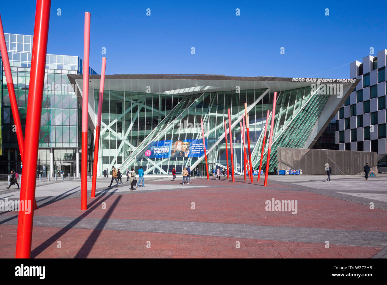 Ireland, Dublin, Docklands, Bord Gais Energy Theater, Daniel Libeskind, architect Stock Photo