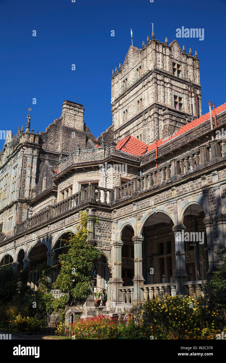 India, Himachal Pradesh, Shimla, Obervatory Hil, The Former Viceregal Lodge - formerly the residence of the British Viceroy of India, now the Institute of Advanced Studies Stock Photo