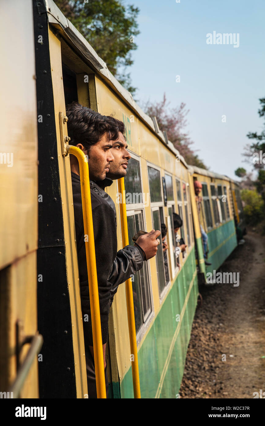 India, North-West India , The Kalkaâ€“Shimla Railway, The Himalaya Queen toy train Stock Photo