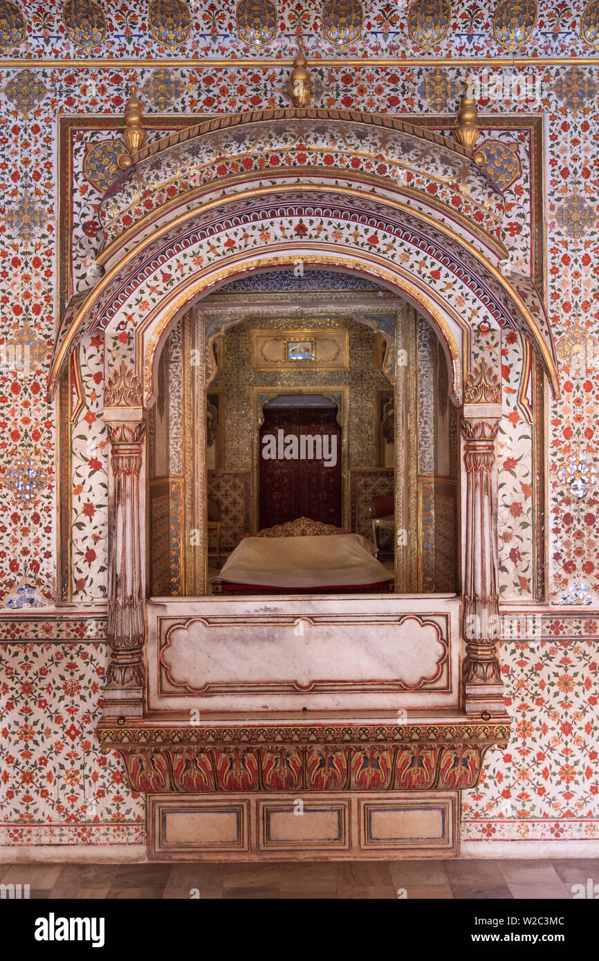 India, Rajasthan, Bikaner, Junagahr Fort Stock Photo