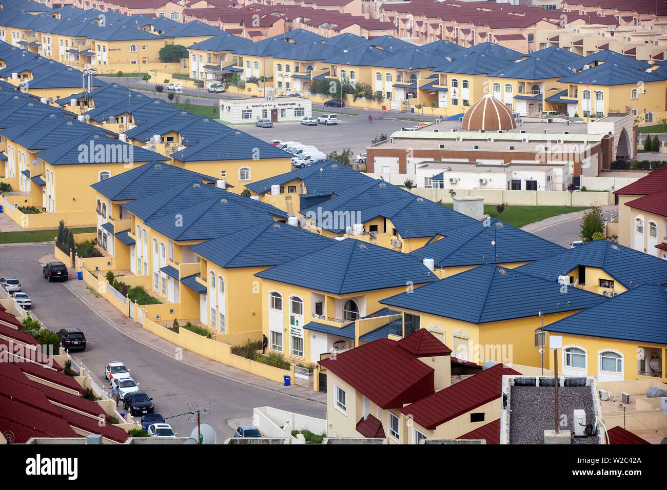 Iraq, Kurdistan, Erbil, New Housing estate Stock Photo Alamy
