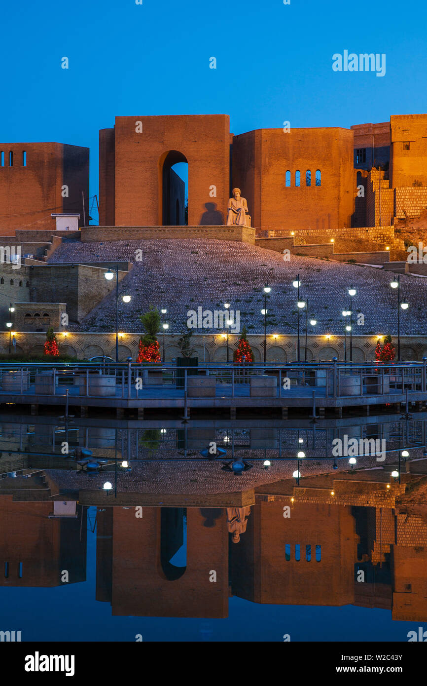 Iraq, Kurdistan, Erbil, The Citadel - claimed to be the oldest ...
