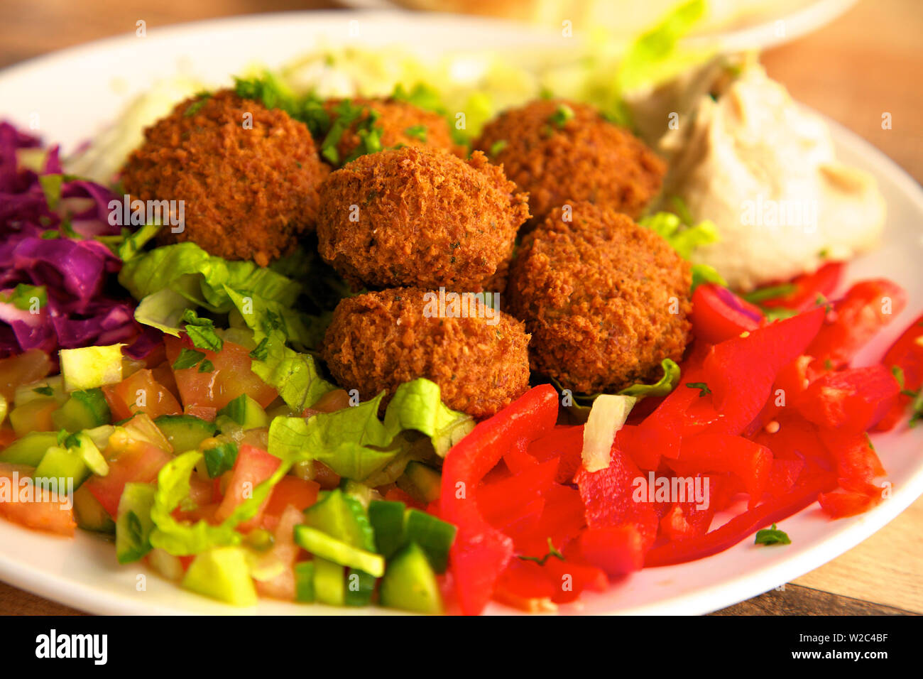 Falafel, Jerusalem, Israel, Middle East, Stock Photo