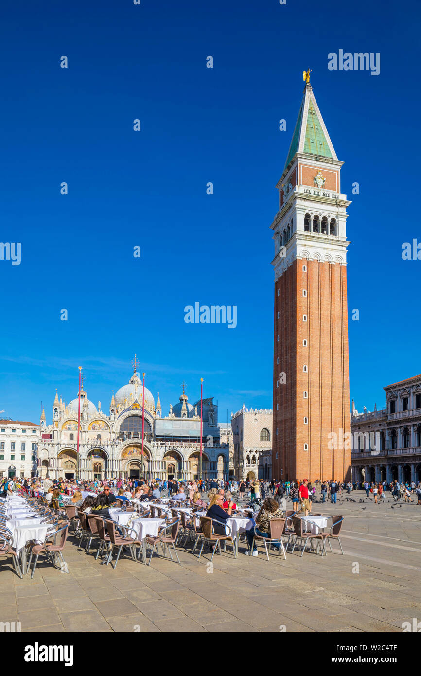 Campanile, St. Mark's Square (Piazza San Marco) Venice, Italy Stock Photo