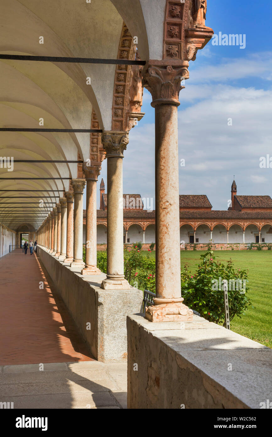 Certosa di Pavia monastery, Lombardy, Italy Stock Photo