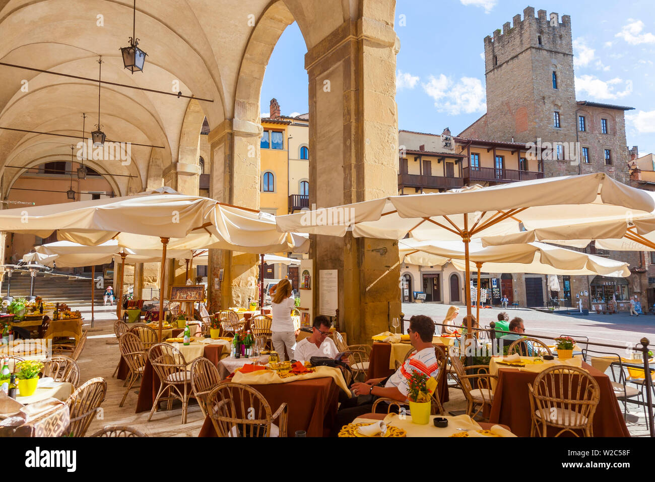 Piazza Grande Arezzo Val di Chiana Arezzo district Tuscany