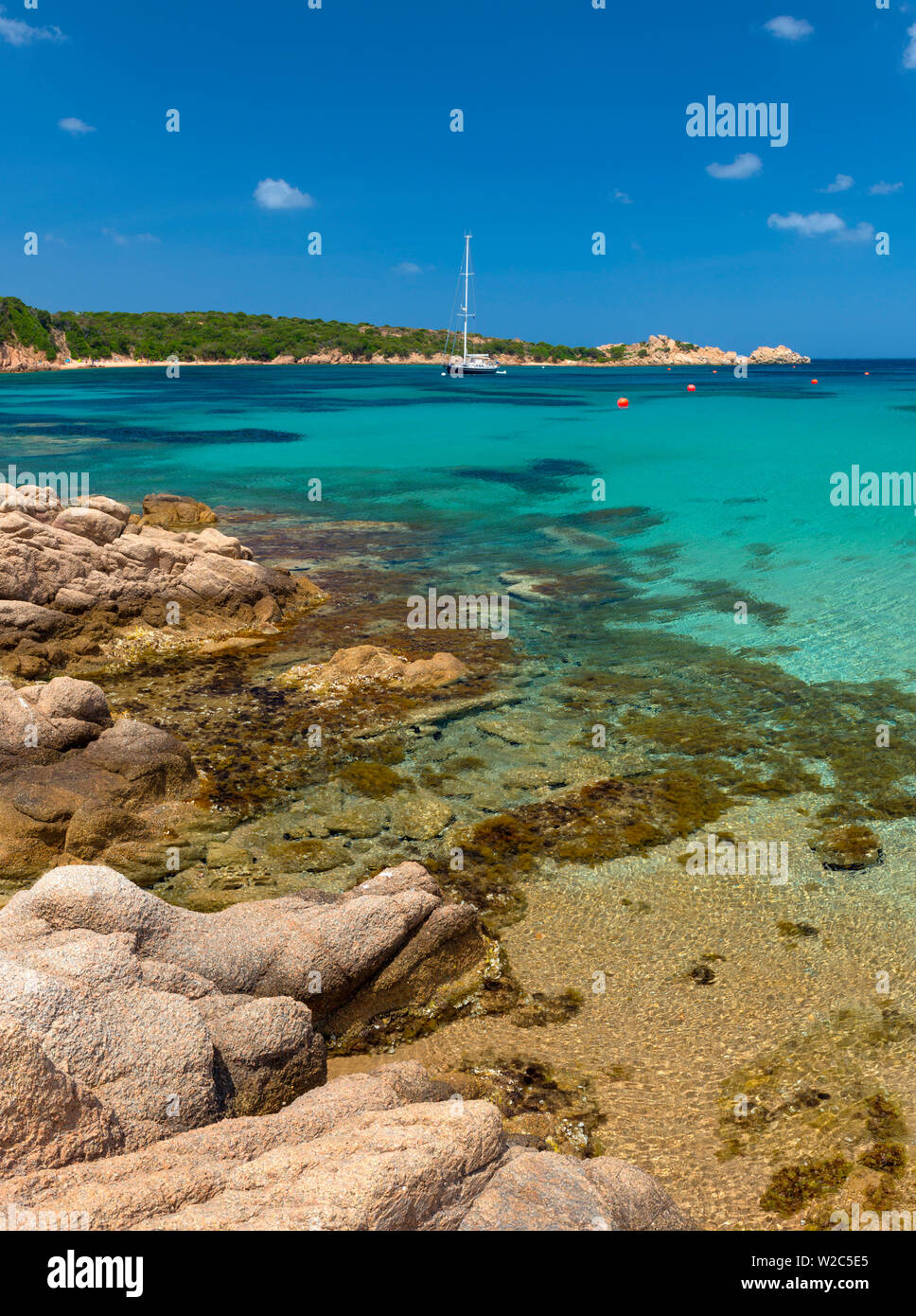 Italy, Sardinia, La Maddalena Island, Spiaggia di Spalmatore Stock Photo