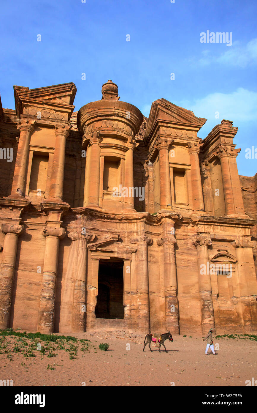 The Monastery, Petra, Jordan, Middle East (MR) Stock Photo