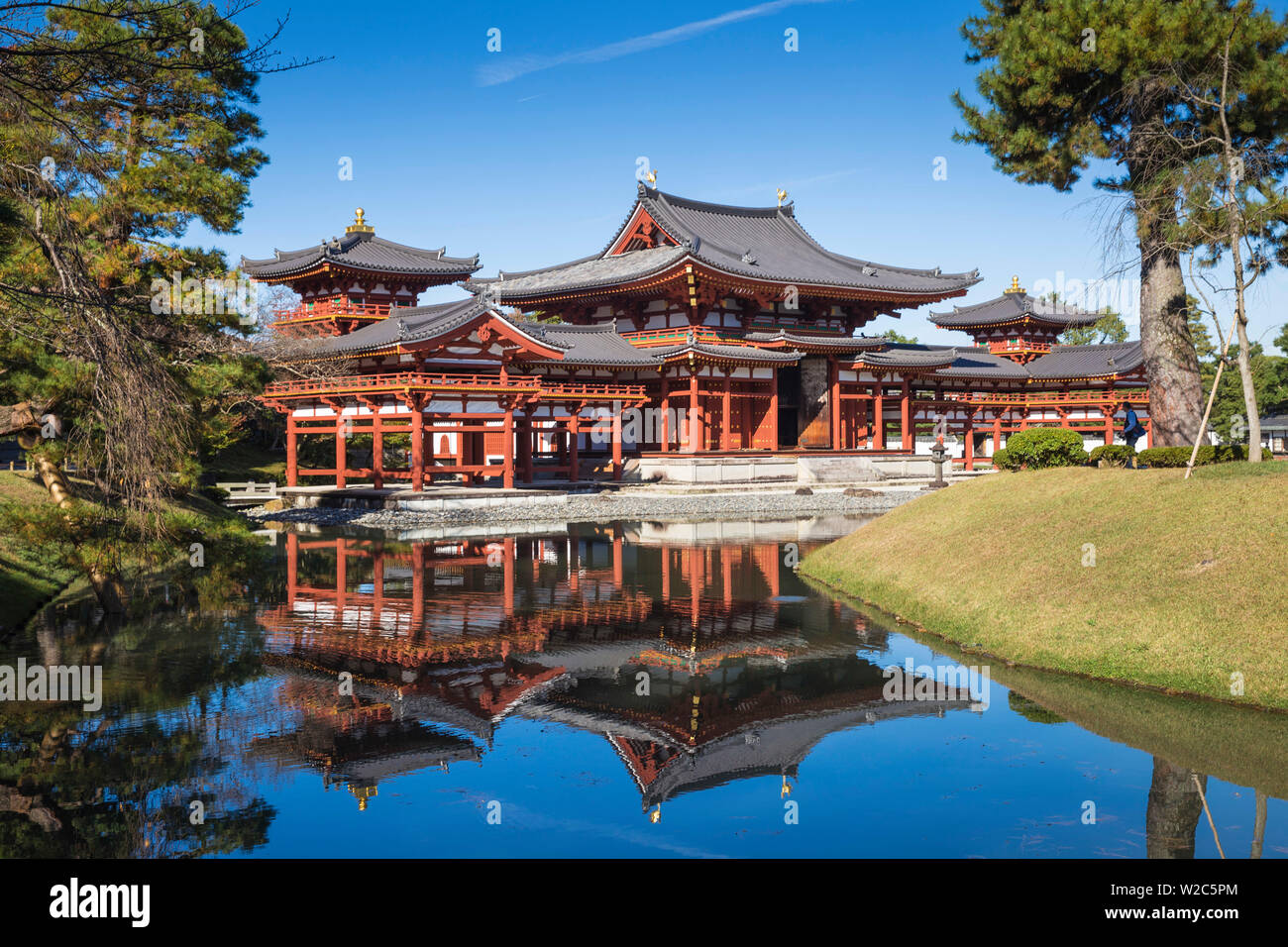 Japan, Kyoto, Uji, Byodoin Temple Stock Photo