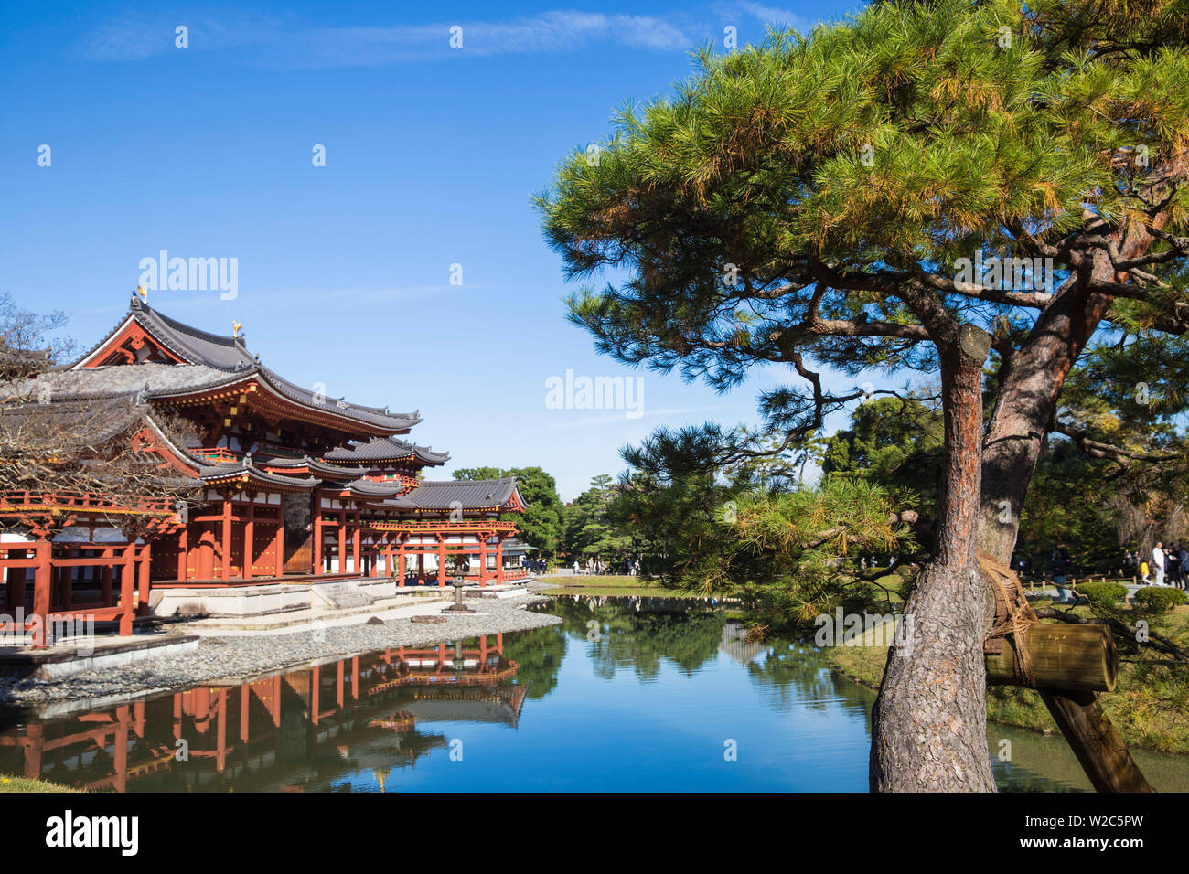 Japan, Kyoto, Uji, Byodoin Temple Stock Photo