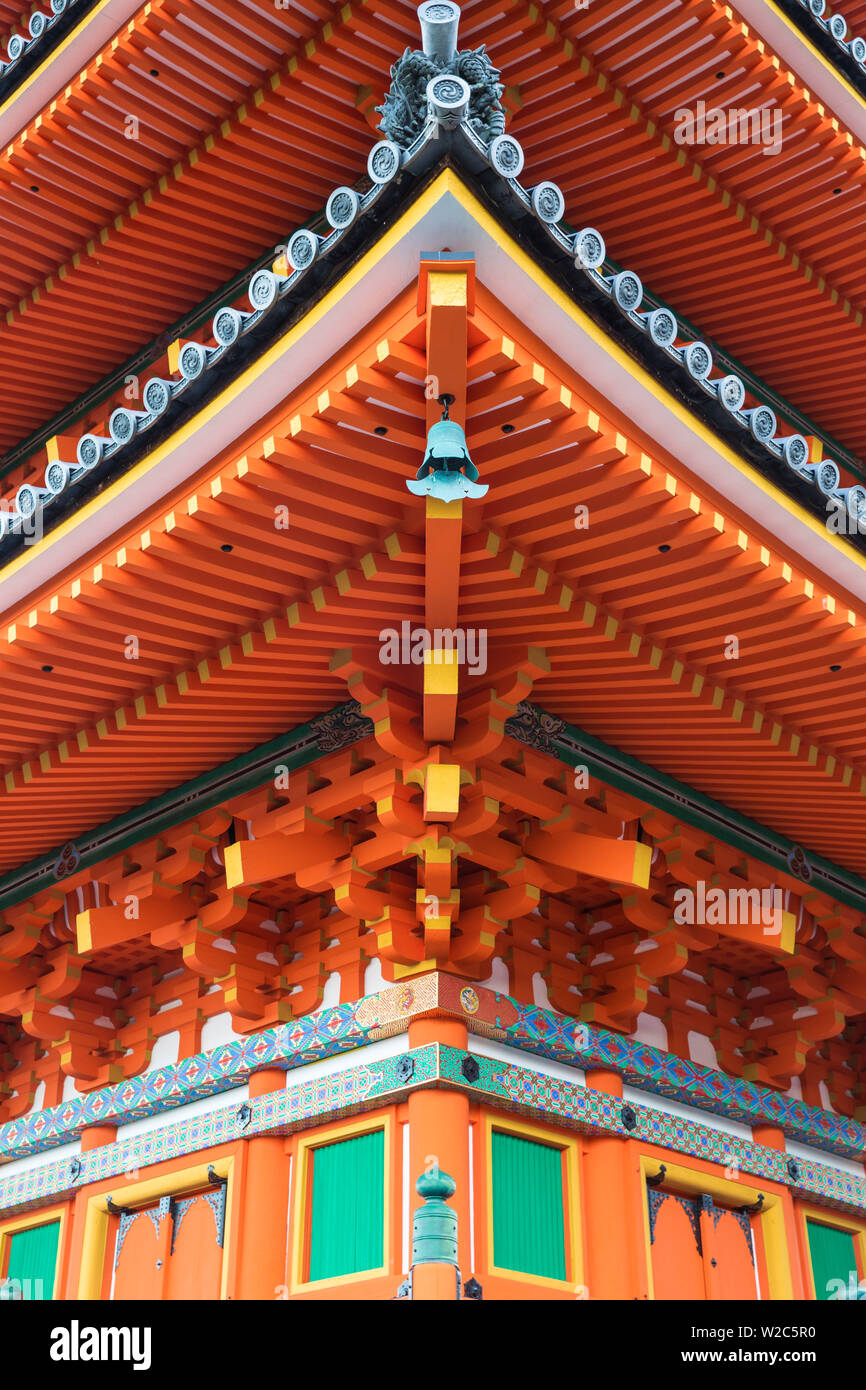 Japan, Kyoto, Higashiyama District, Kiyomizu-dera Temple, The Deva gate Stock Photo