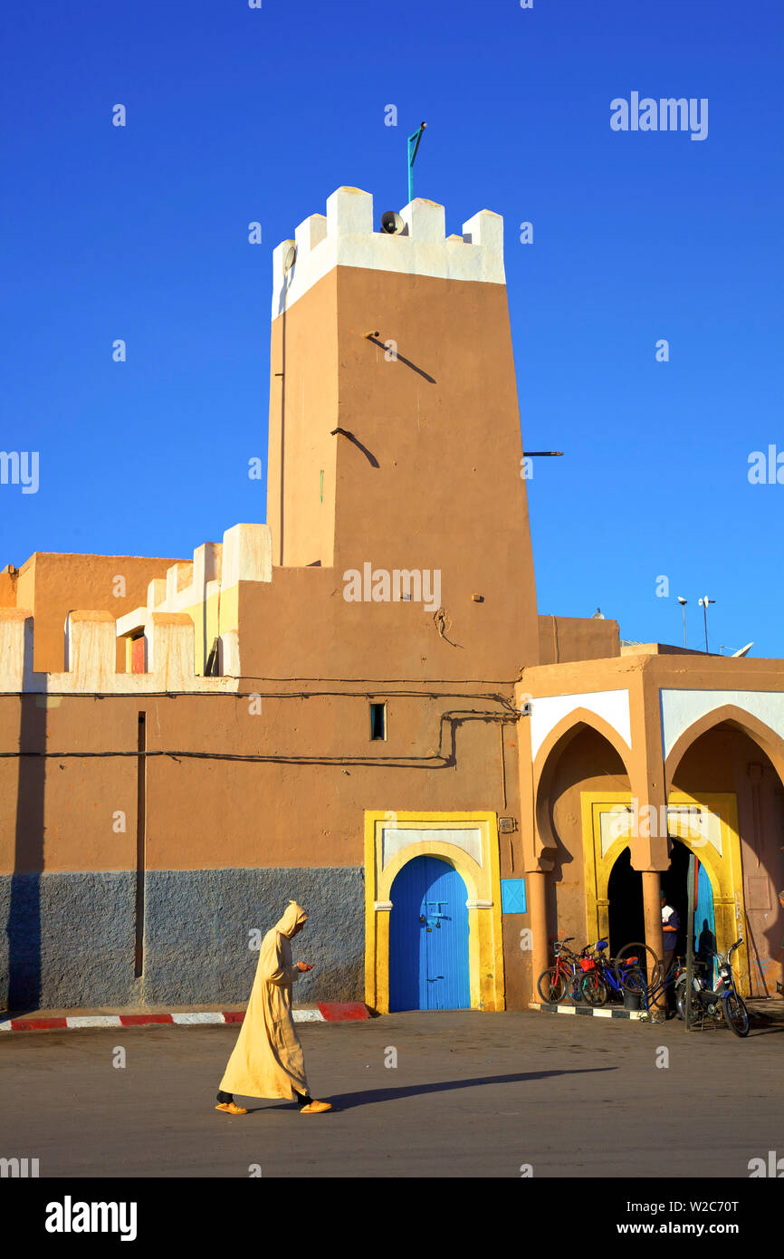 Urban Scene, Tiznit, Old City Walls, Tiznit, Morocco, North Africa Stock Photo