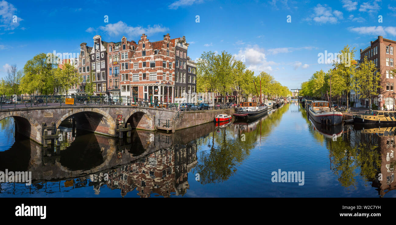 Canal, Amsterdam, Holland, Netherlands Stock Photo