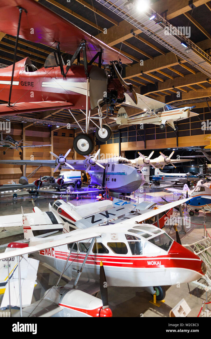 New Zealand, North Island, Auckland, MOTAT, Museum of Transportation and Technology, Aviation Hall, historic aircraft Stock Photo