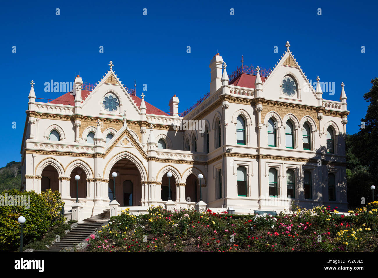 New Zealand, North Island, Wellington, NZ Parliament Buildings Stock Photo