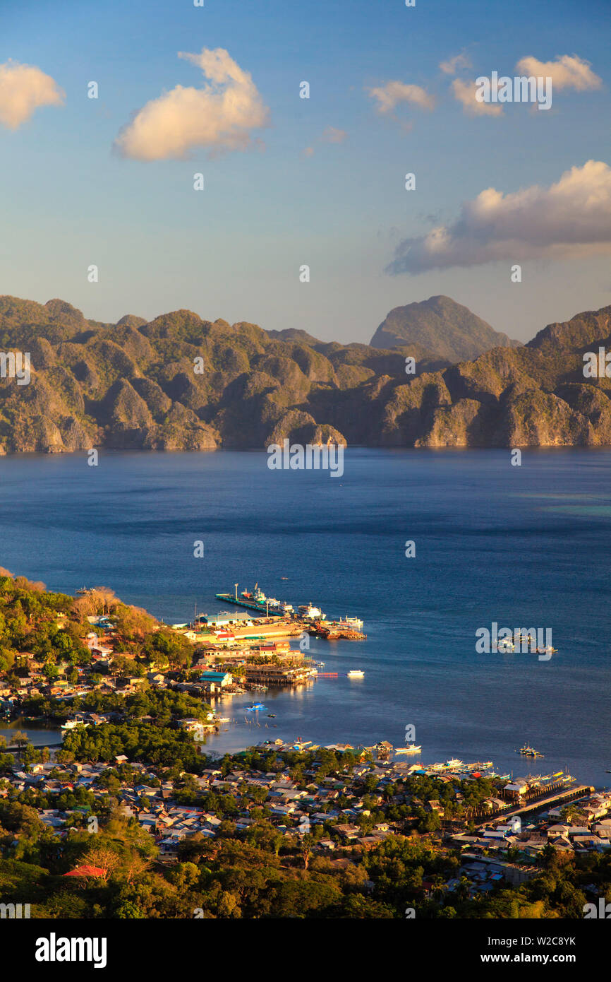 Philippines, Palawan, Coron Island, Coron Town Stock Photo