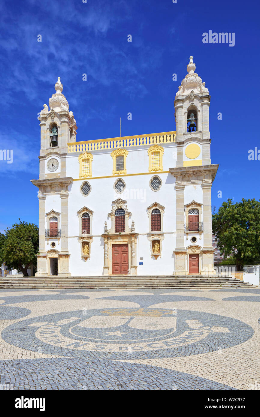 Igreja do Carmo, Faro, Eastern Algarve, Algarve, Portugal, Europe Stock Photo
