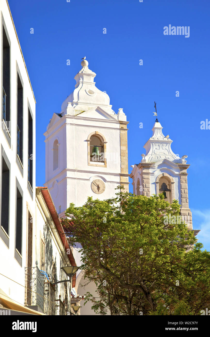 Church of Santo Antonio, Lagos, Western Algarve, Algarve, Portugal, Europe Stock Photo