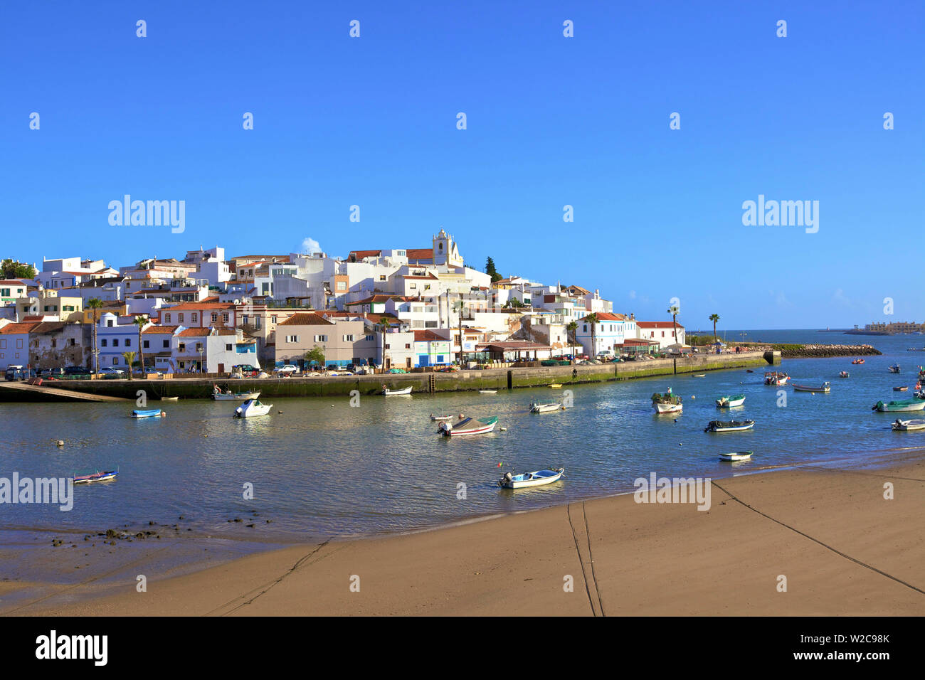 Ferragudo, Western Algarve, Algarve, Portugal, Europe Stock Photo