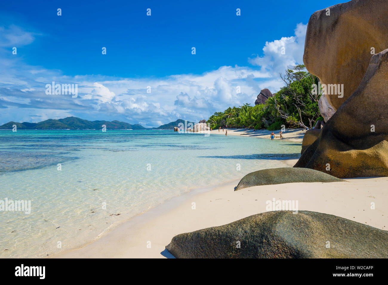 Anse Source d'Argent beach, La Digue, Seychelles Stock Photo