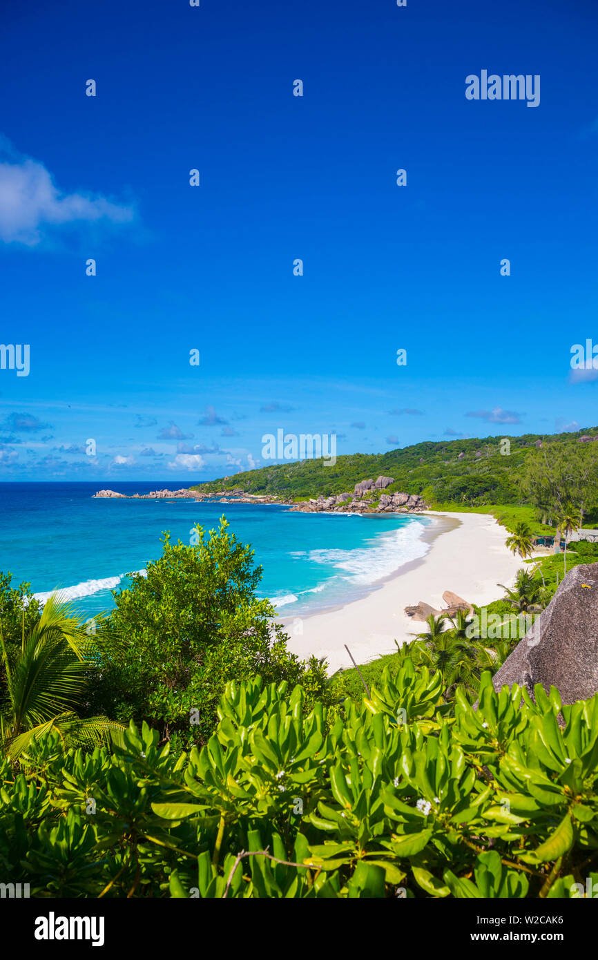 Grand Anse beach, La Digue, Seychelles Stock Photo Alamy