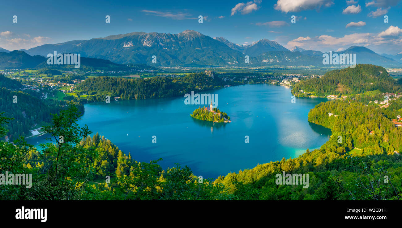 Slovenia, Julian Alps, Upper Carniola, Bled, Lake Bled Stock Photo
