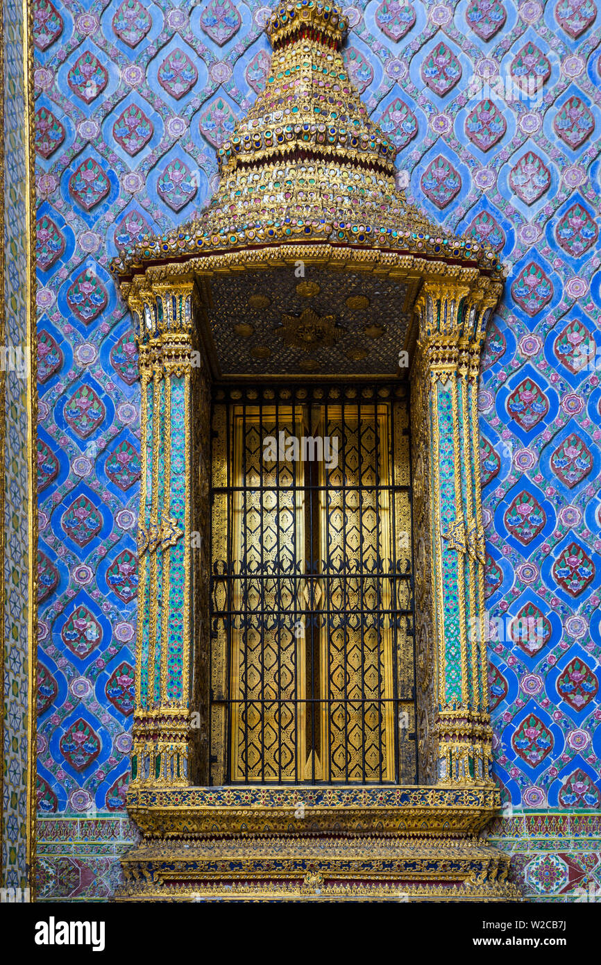 Wat Phra Kaew (Temple of the Emerald Buddha), Bangkok, Thailand Stock Photo