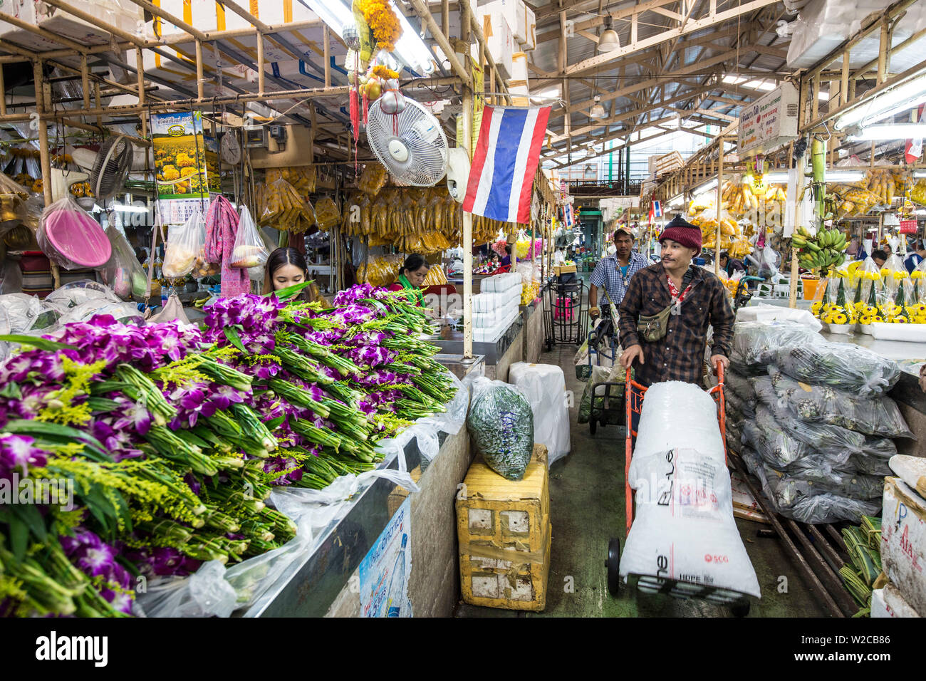 Flower Market, Bangkok, Thailand Stock Photo Alamy