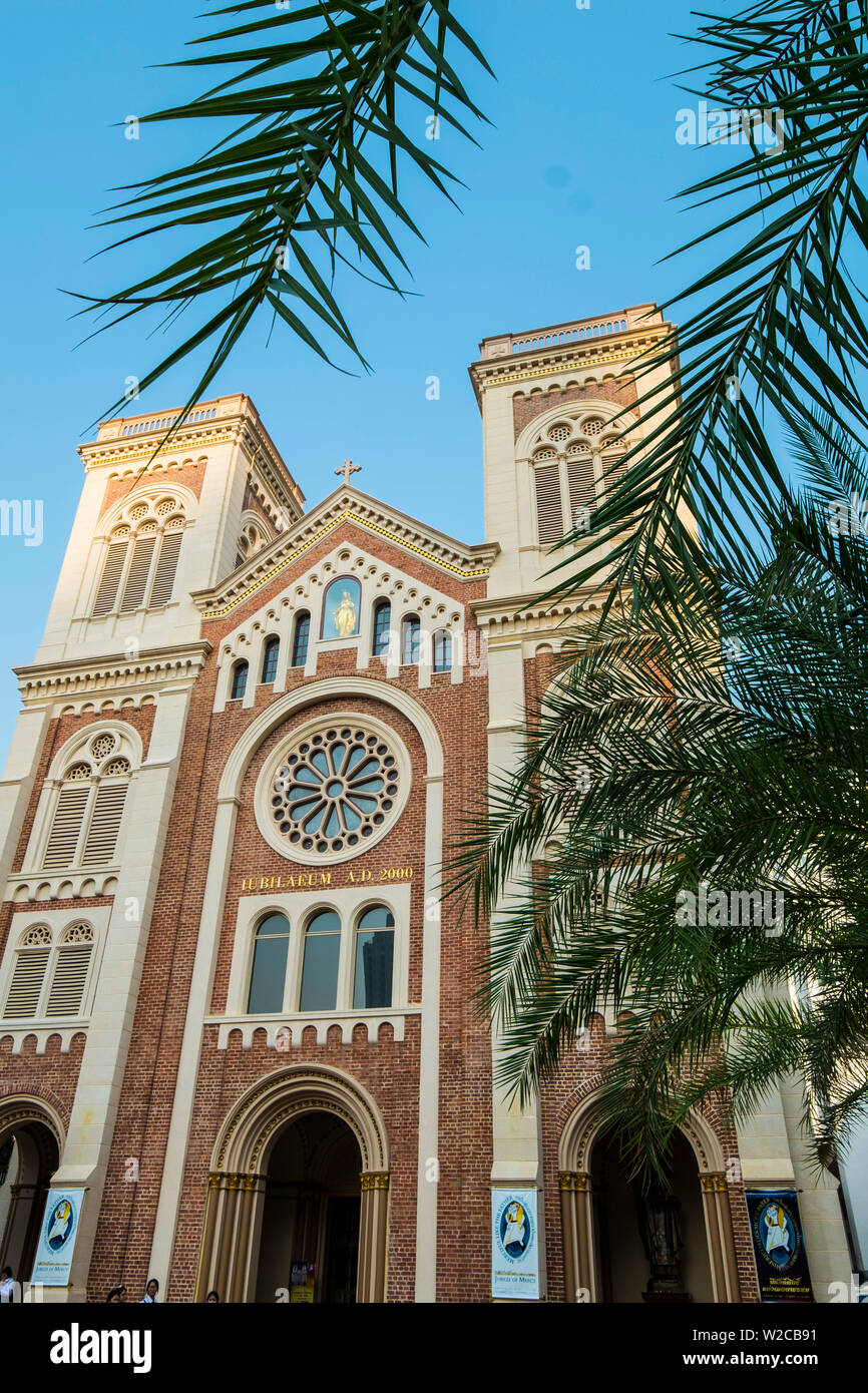 Catholic church, Bang Rak, Bangkok, Thailand Stock Photo