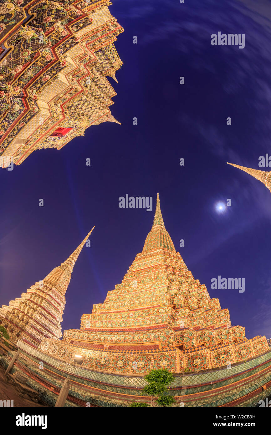 Wat Pho (Temple of the Reclining Buddha), Bangkok, Thailand Stock Photo