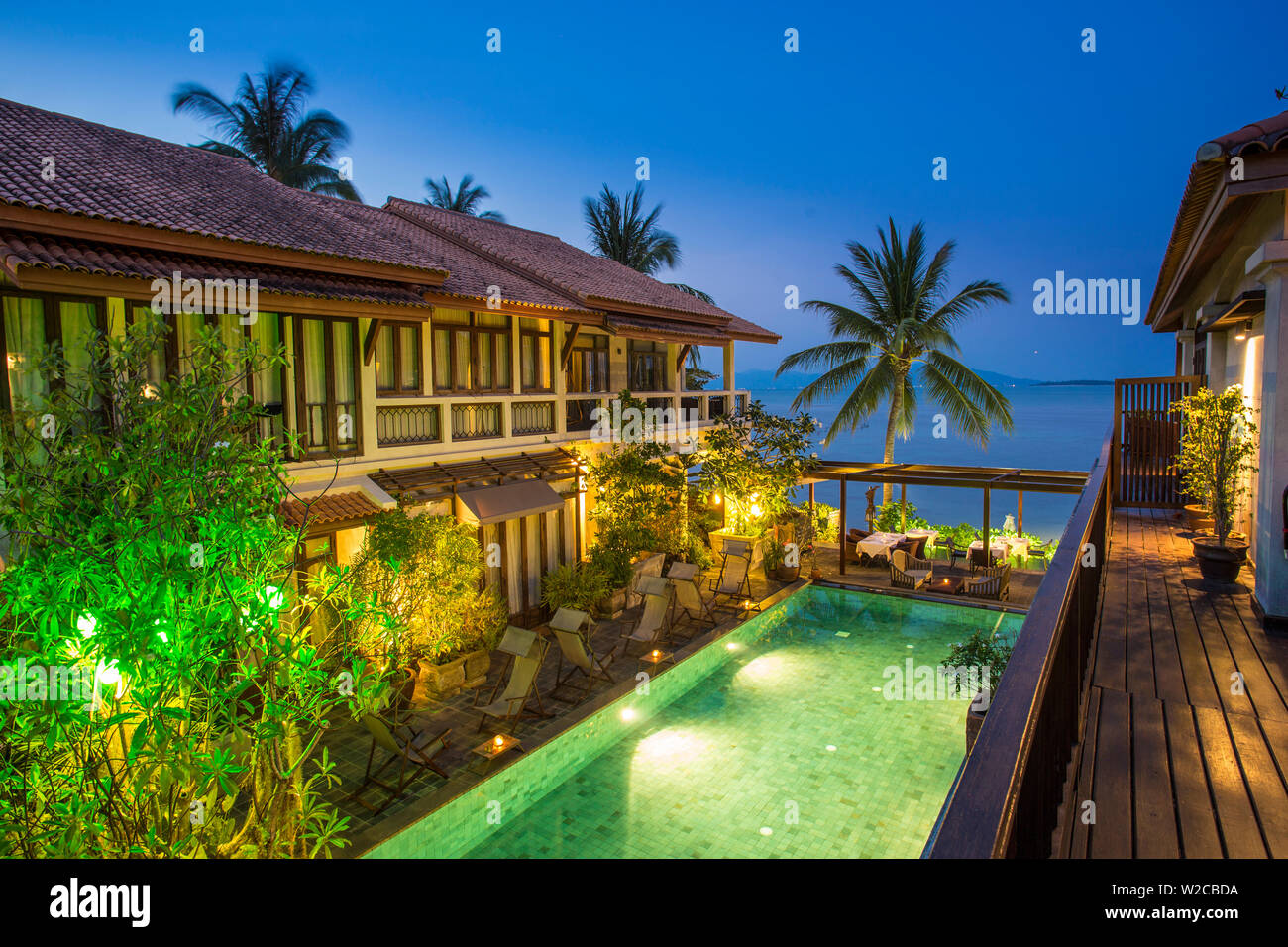 The Scent Boutique Hotel, Bo Phut, Koh Samui, Thailand Stock Photo