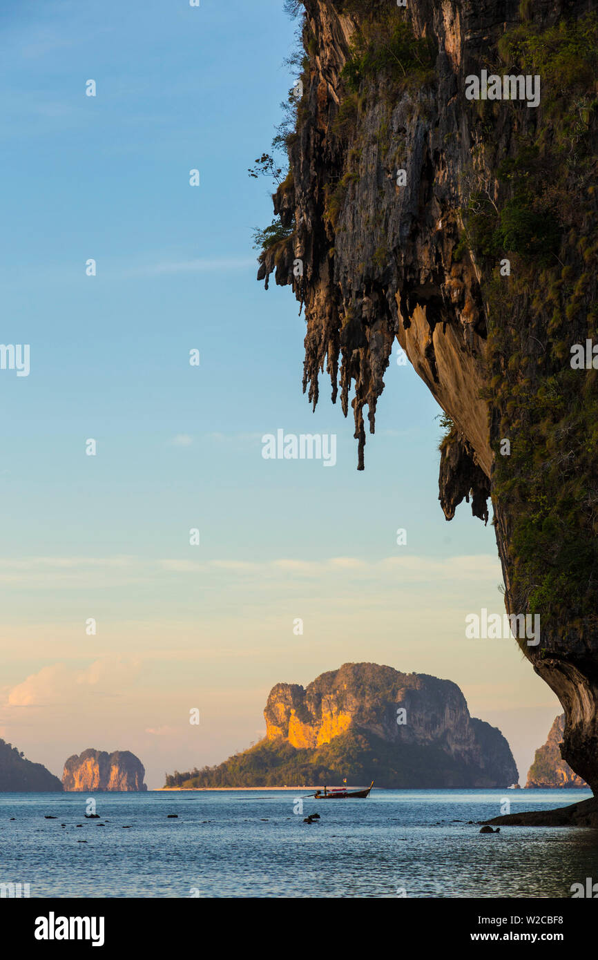 Phra Nang beach, Railay Peninsula, Krabi Province, Thailand Stock Photo