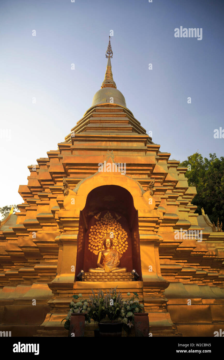 Thailand, Chiang Mai, Wat Phan On Stock Photo