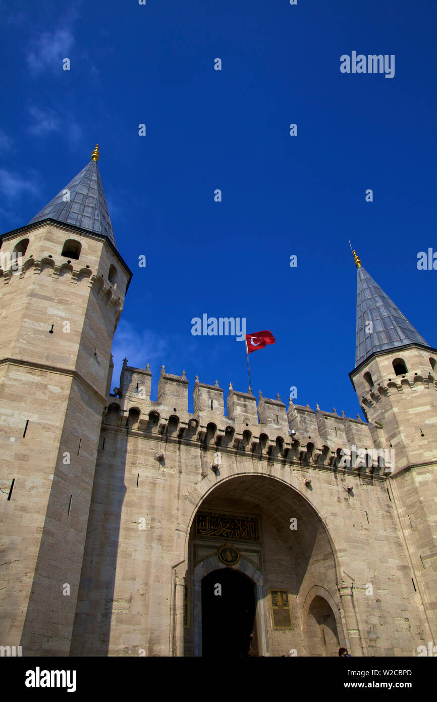 Gate of Salutation, Topkapi Palace, Istanbul, Turkey Stock Photo