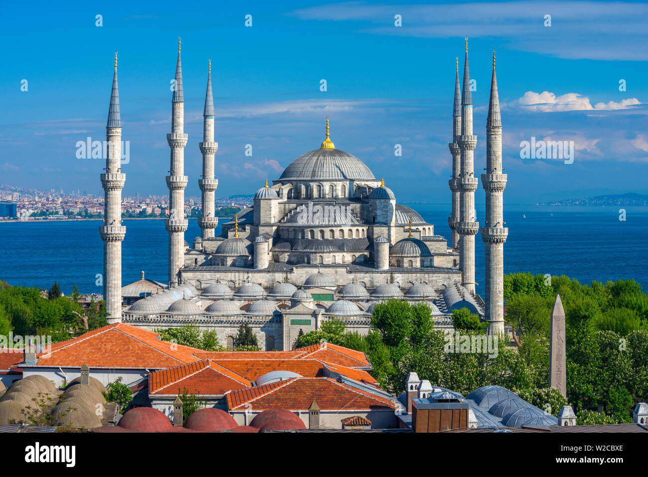 Turkey Istanbul Sultanahmet The Blue Mosque Sultan Ahmed Mosque Or Sultan Ahmet Camii Stock Photo Alamy