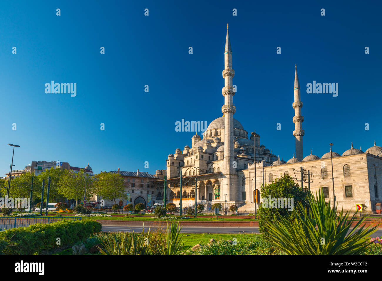 Turkey, Istanbul, Sultanahmet, New Mosque (Yeni Camii) Stock Photo