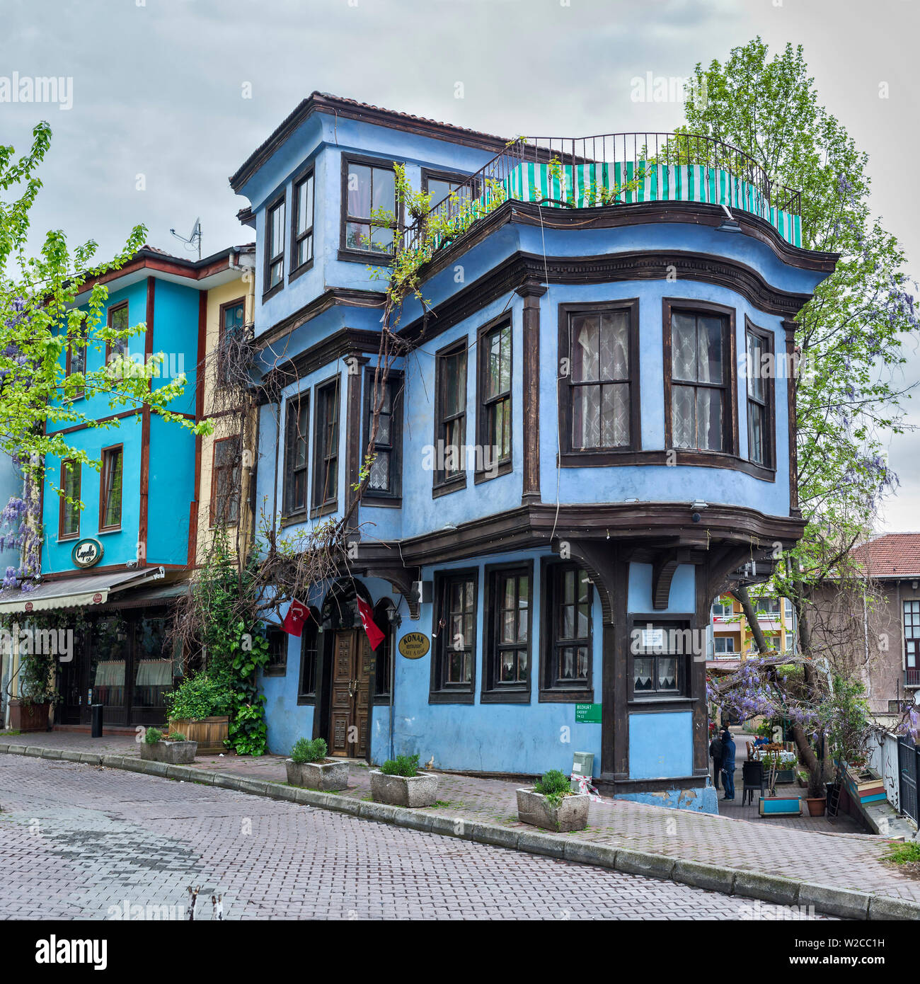 Vintage house, Bursa, Bursa Province, Turkey Stock Photo