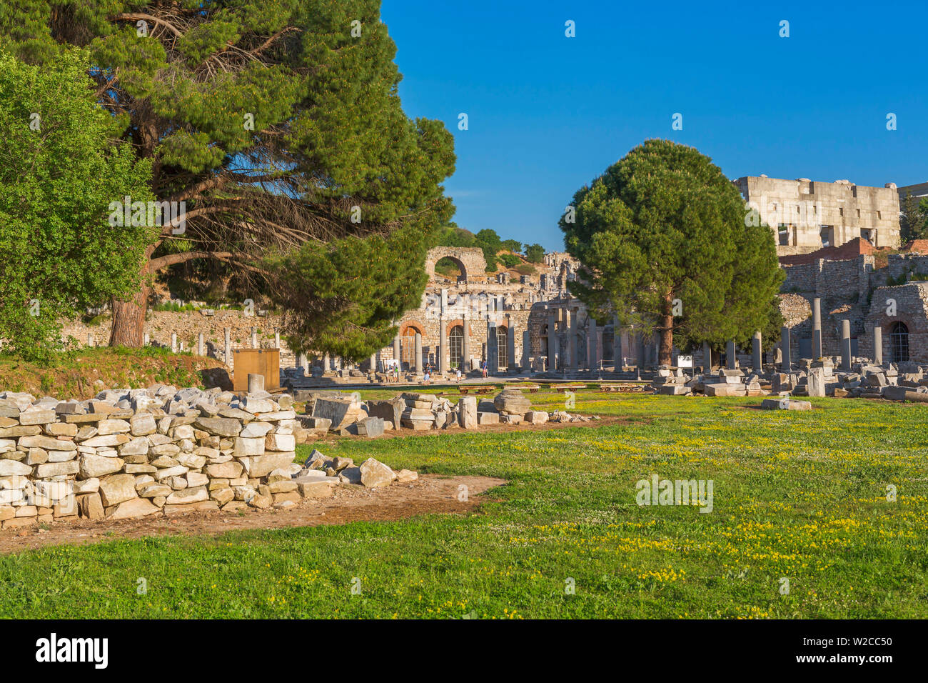 Ruins of ancient Ephesus, Selcuk, Izmir Province, Turkey Stock Photo