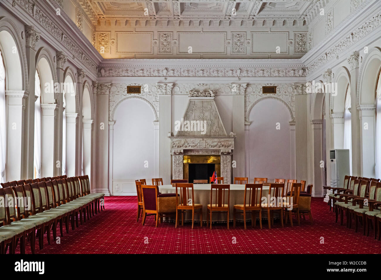 Ukraine, Crimea, Livadia Palace, location of the Yalta conference in 1945talks took place with