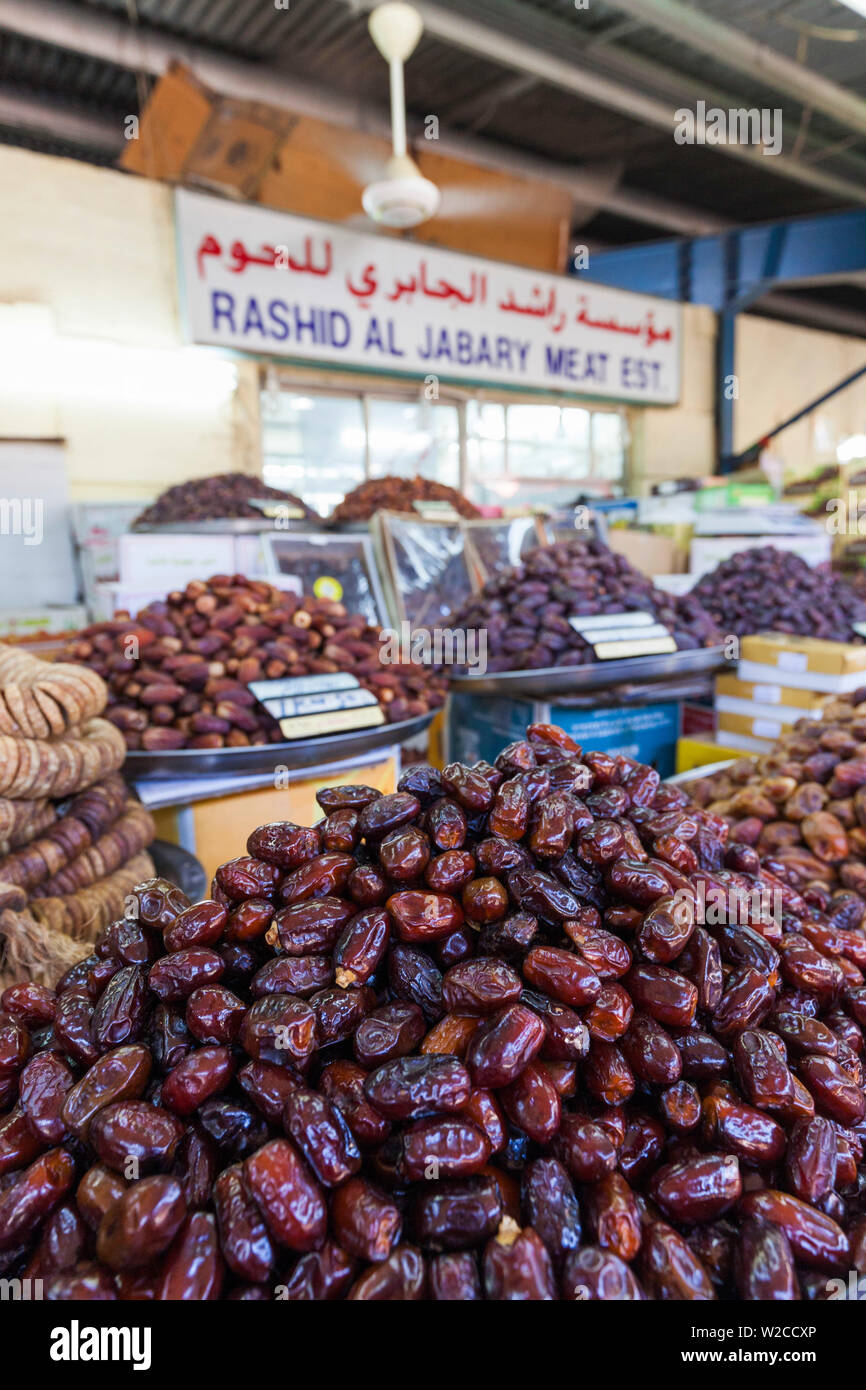 UAE, Dubai, Deira, Dubai Produce Market, dates Stock Photo