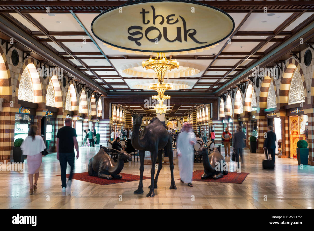 The Souk In The Dubai Shopping Mall Burj Khalifa Complex Dubai