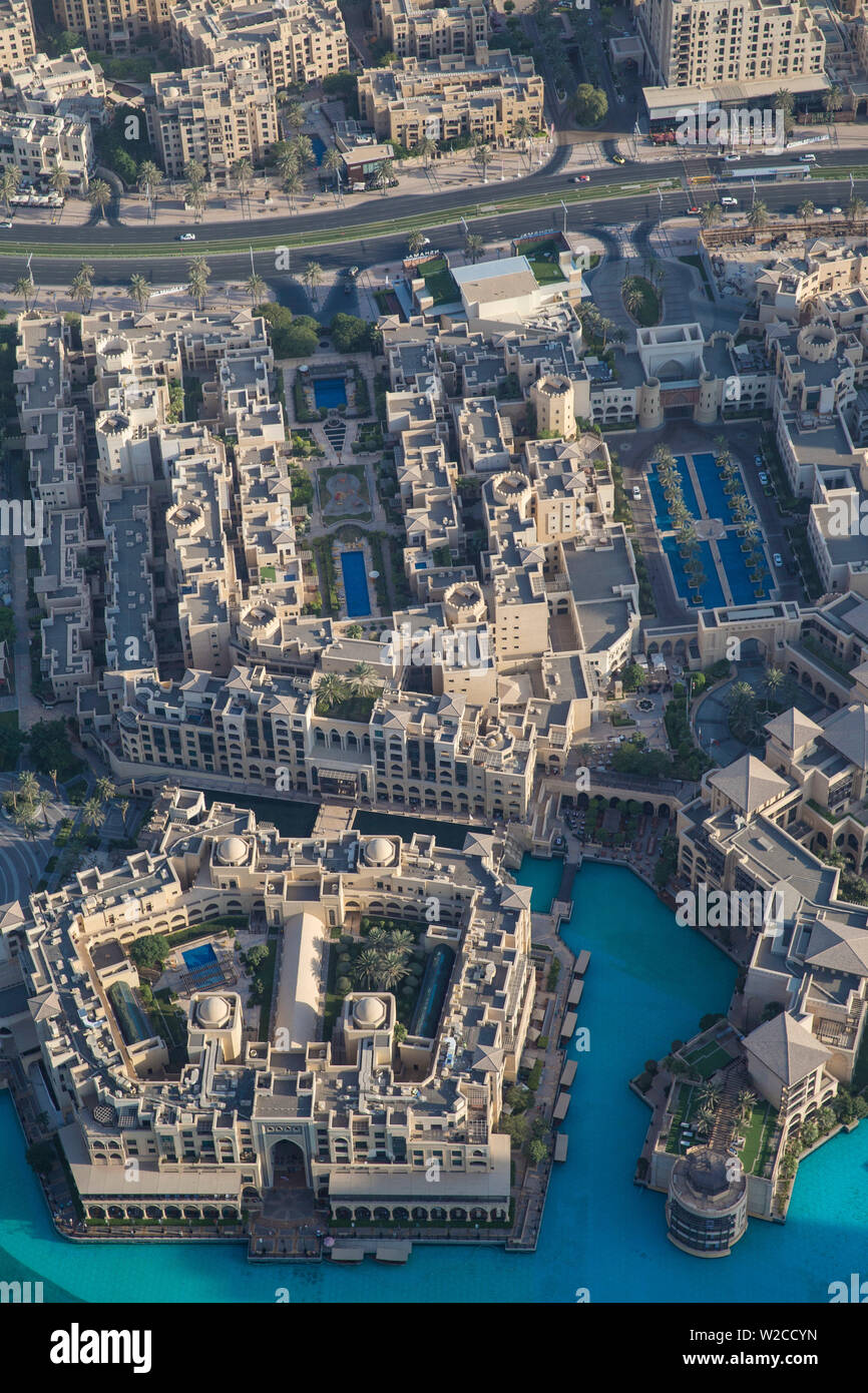 United Arab Emirates, Dubai, View of Souk El Bahar Stock Photo