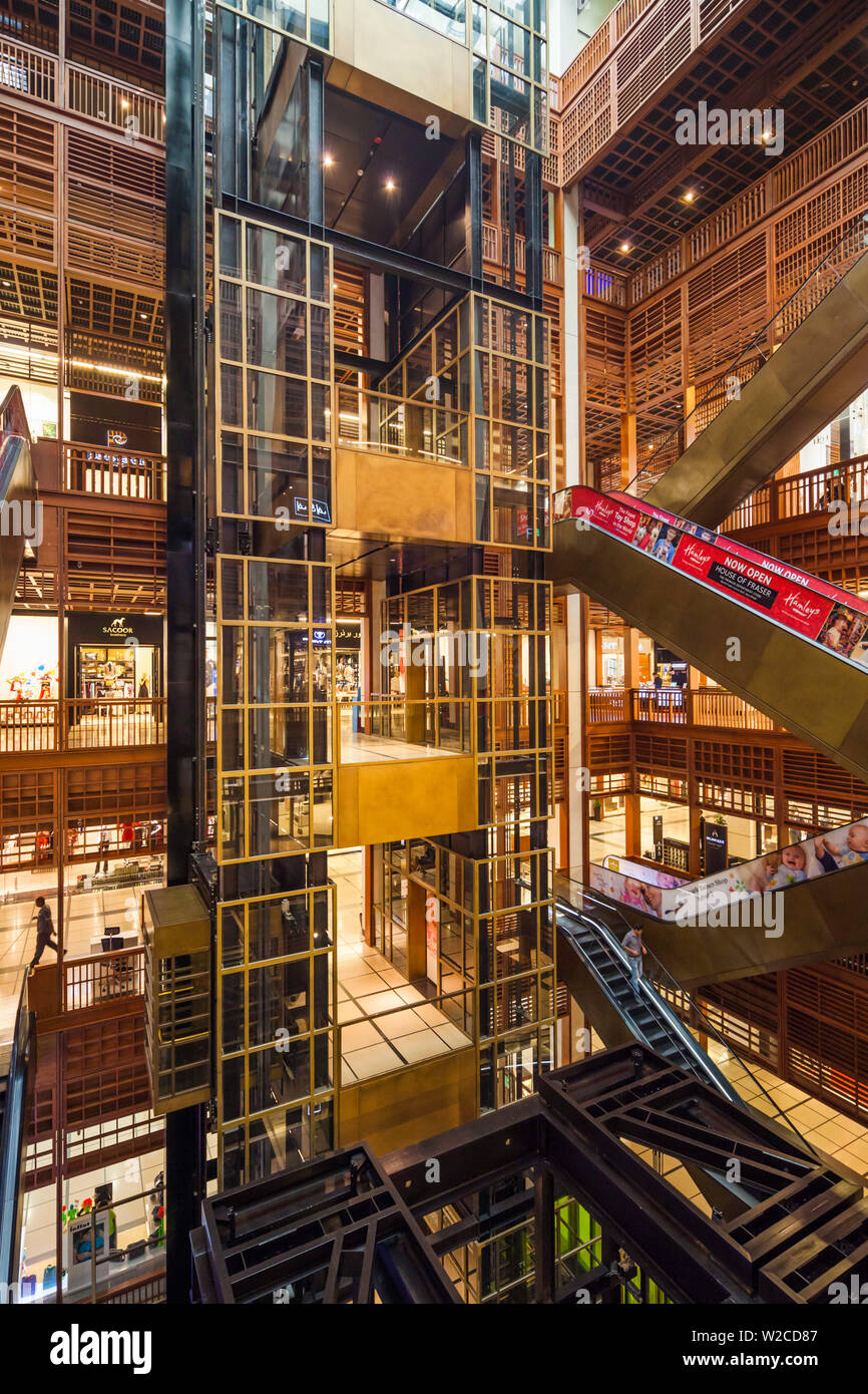 UAE, Abu Dhabi, World Trade Center Mall, interior Stock Photo Alamy