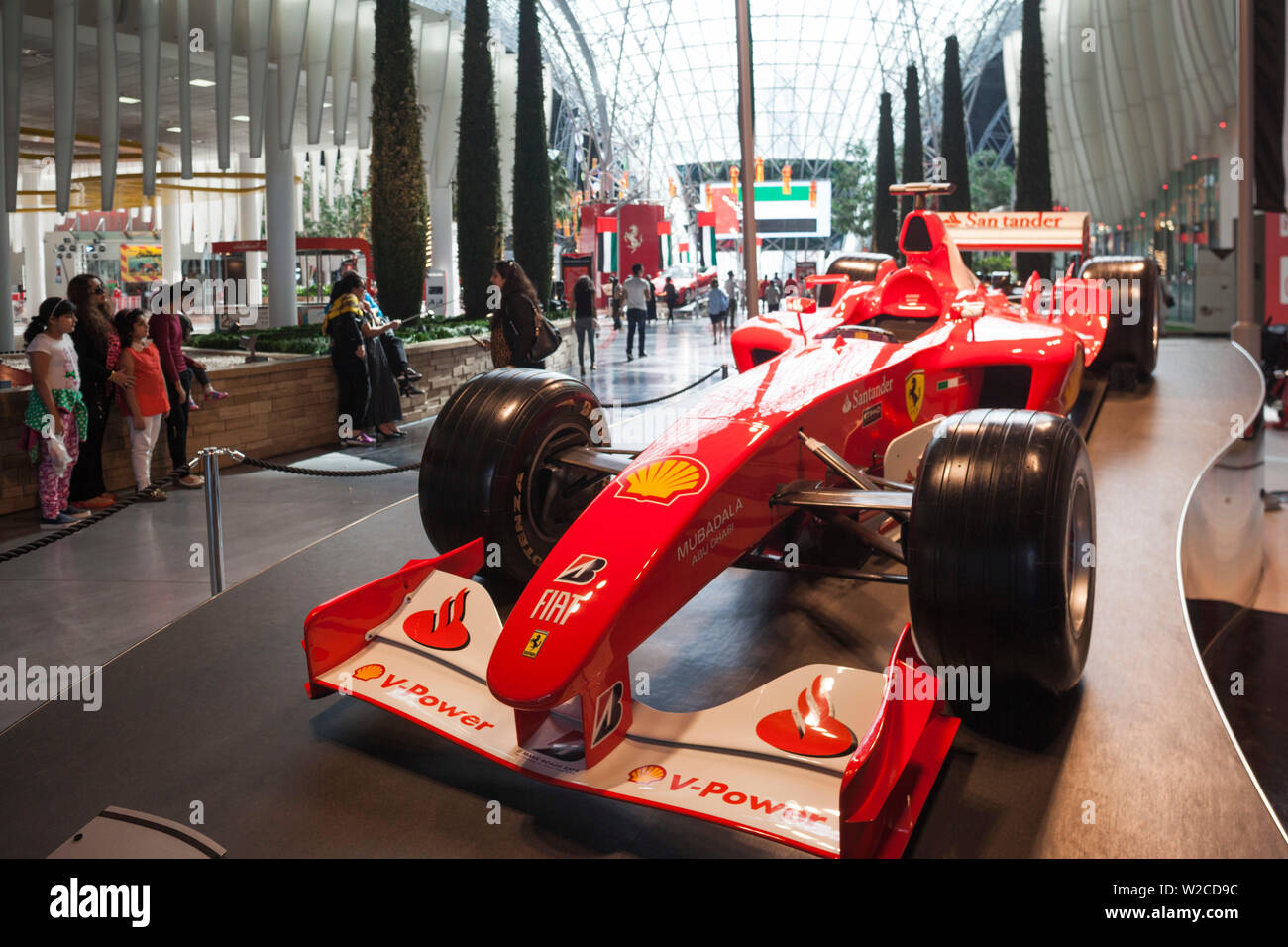 UAE, Abu Dhabi, Yas Island, Ferrari World Amusement Park, Ferrari
